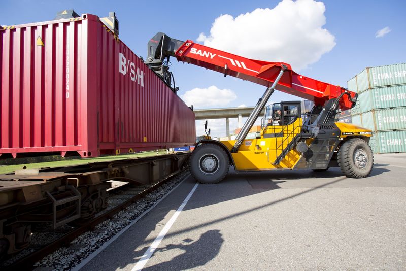 Bild Güterverladeterminal der BSH Hausgeräte GmbH in Giengen/Brenz